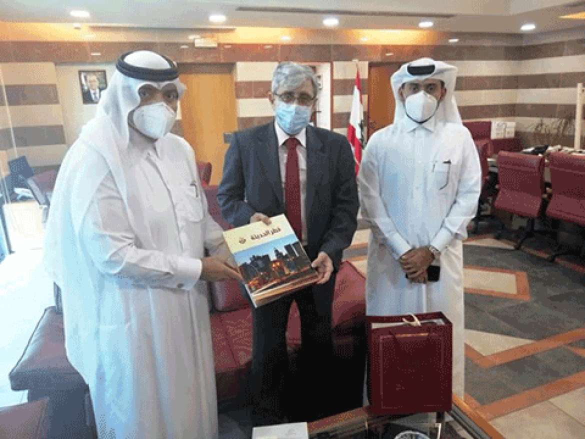 المجذوب تابع مع سفير قطر الإجراءات لتنفيذ الهبة القطرية