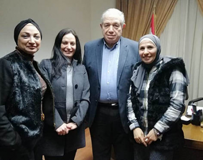الجسر التقى مديرة الاداب فرع طرابلس ووفد الاساتذة الثانويين