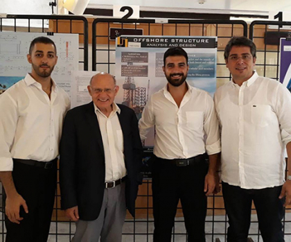 كلية الهندسة 2 في اللبنانية فازت بالمراتب الأولى في مسابقة لنقابة المهندسين في بيروت